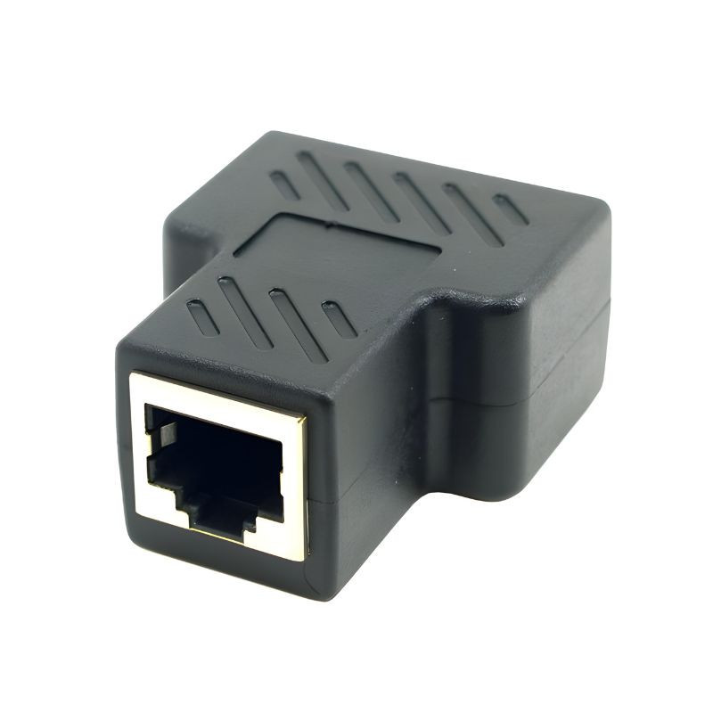 Extension de Câble Réseau CAT6 RJ45 et Adaptateur Double - Noir — ECO · Smarty Paris 18e
